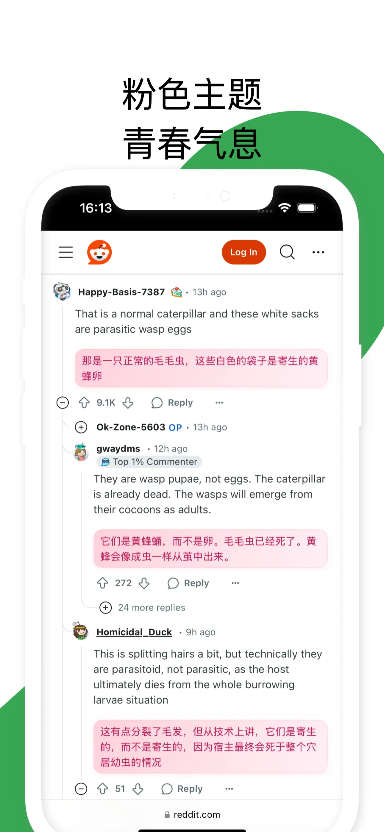 BilangPage on iPhone